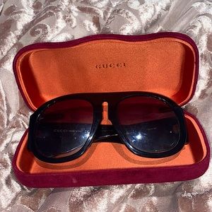 GUCCI GG0152S 001 Black Acetate Frame - Black lens